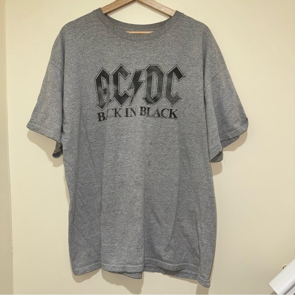 AC/DC Other - Men’s AC/DC Brand Graphic Alternative grey Colour Cool Fade 2008 T-shirt S: XXL